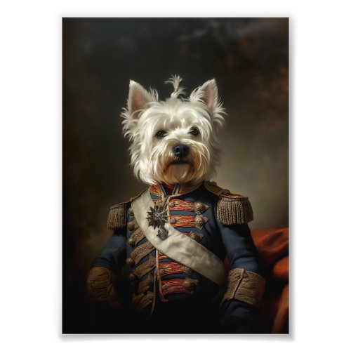 Admiral West Highland Terrier Photo Print