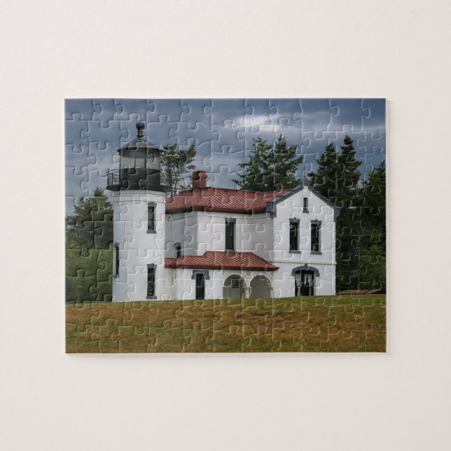 Admiralty Head lighthouse jigsaw puzzle (Horizontal)