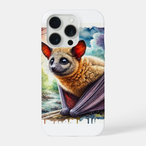 Admiralty Islands flying fox 140624AREF115 _ Water iPhone 15 Pro Case