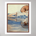 "Admiration" Art Deco Print by Jacque Declerc<br><div class="desc">1920's Paris Art Deco Print "Admiration" by Jacque Declerc-16x20</div>