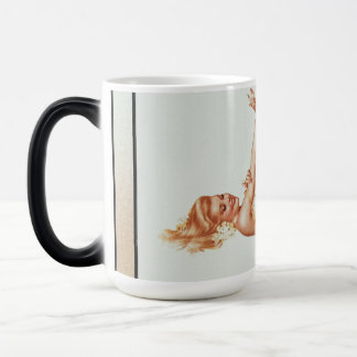 Admiration Pin-up Girl Art by Alberto Vargas Color Morph Mug