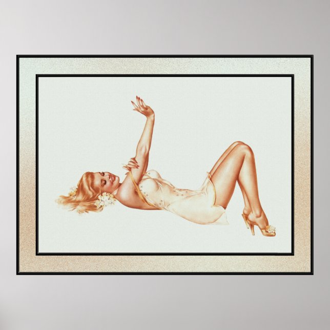 Admiration Pin-up Girl Art by Alberto Vargas Poster (Front)
