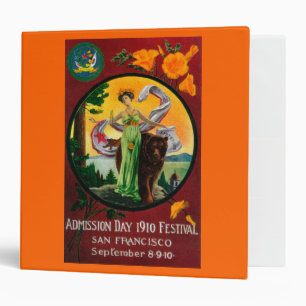 Admission Day Advertisment, State Festival Binder