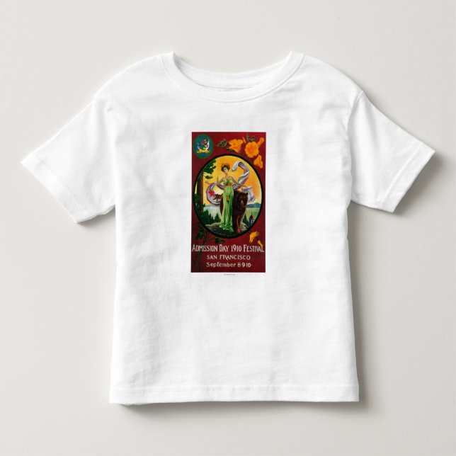 Admission Day Advertisment, State Festival Toddler T-shirt (Front)