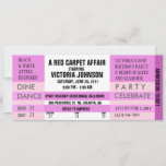 Admission Ticket Invite [pink] at Zazzle
