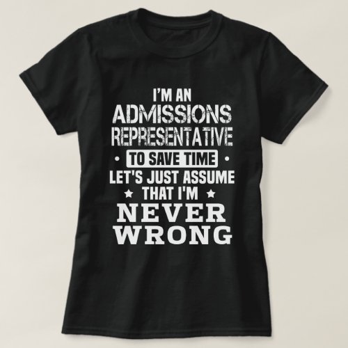 Admissions Representative T_Shirt