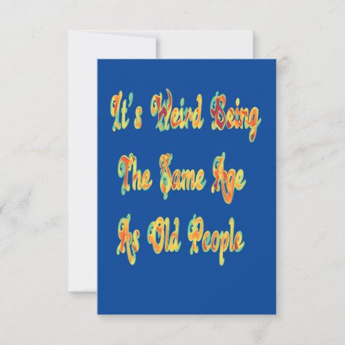 Admit It Life Would Be Boring Without Me Vintage  Thank You Card