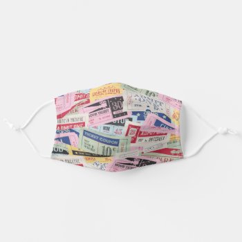 "admit One" Movie Ticket Adult Cloth Face Mask by Mountain_Spirit at Zazzle