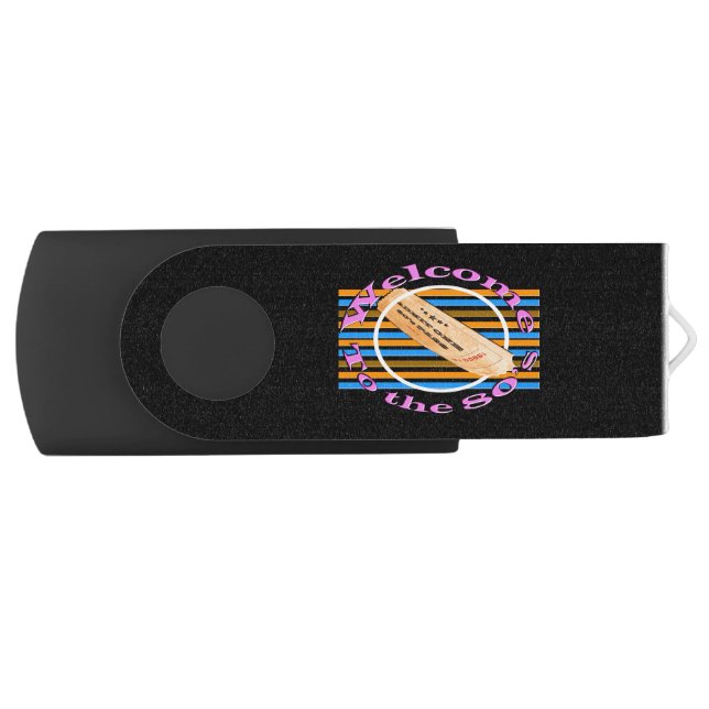 Admit one ticket - to the 80's  flash drive (Front)