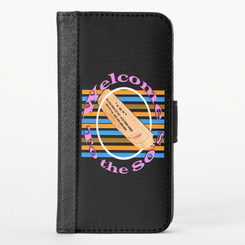 Admit one ticket _ to the 80s   iPhone x wallet case