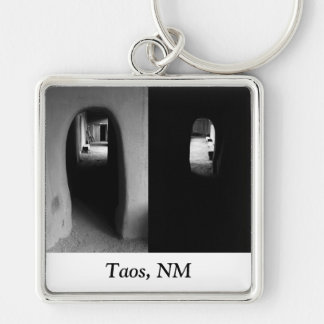 Adobe Corridor in Taos, NM keychain