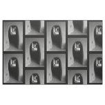 Adobe Doorway Black and White Photo Fabric