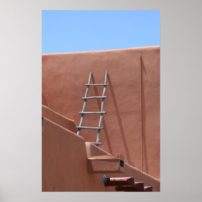 Adobe Ladder Print