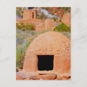 Adobe Oven in New Mexico Postcard