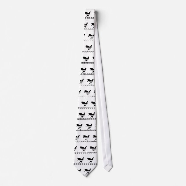 Adobo Chicken Pork Neck Tie (Front)