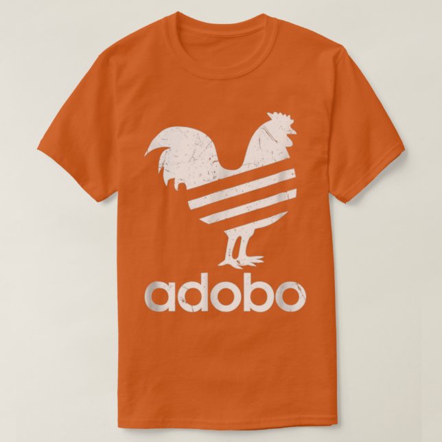 Adobo Distressed Graphic T-Shirt (Design Front)