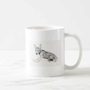 Adolescent Arabian Wolf Pup 2009 Coffee Mug