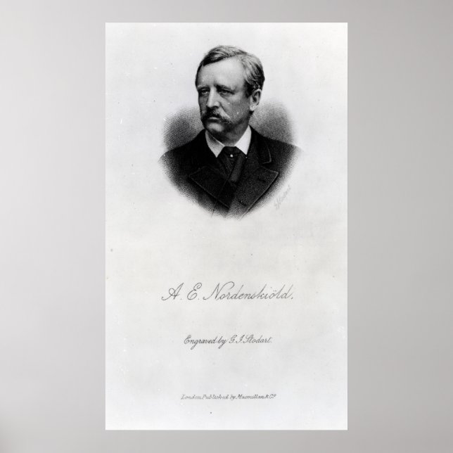 Adolf Erik Nordenskiold, 1880 Poster (Front)