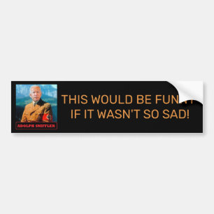 ADOLF SNIFFLER BOTTLE CAR BUMPER STICKER