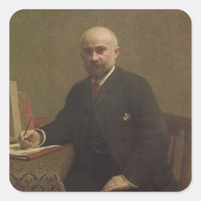 Adolphe Jullien  1887 Square Sticker (Front)