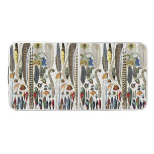Adolphe Millot Dark Academia Vintage Bird Feather Beer Pong Table