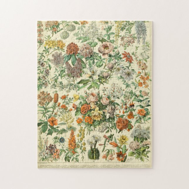 Adolphe Millot Fleurs C Jigsaw Puzzle (Vertical)