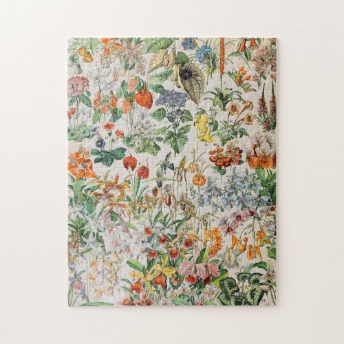 Adolphe Millot flowers D Jigsaw Puzzle