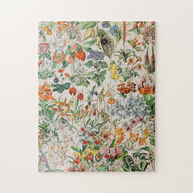 Adolphe Millot flowers D Jigsaw Puzzle (Vertical)
