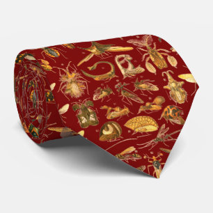 Adolphe Millot - insects Neck Tie