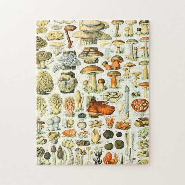 Adolphe Millot mushroom Jigsaw Puzzle (Vertical)