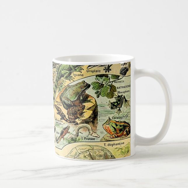 Adolphe Millot Reptiles 2 Coffee Mug (Right)