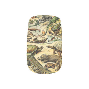 Adolphe Millot Reptiles 2 Minx Nail Wraps