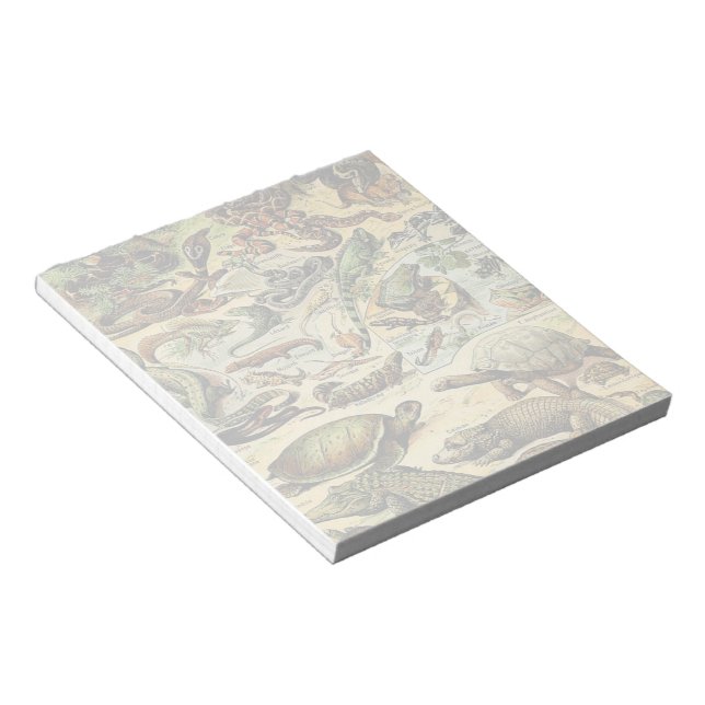 Adolphe Millot Reptiles 2 Notepad (Angled)