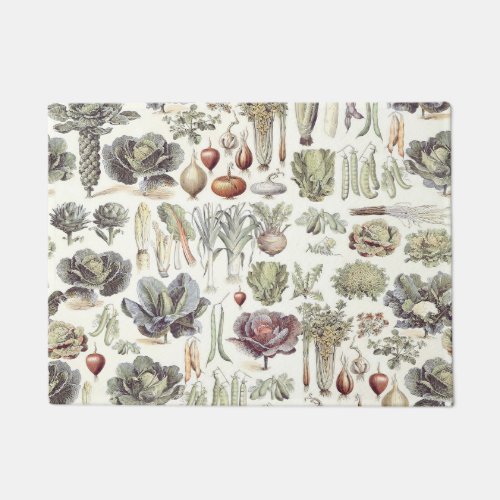 Adolphe Millot Vegetable Pattern Doormat