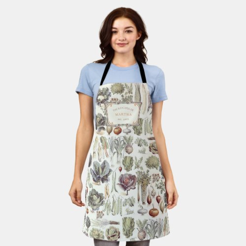 Adolphe Millot Vegetables Apron