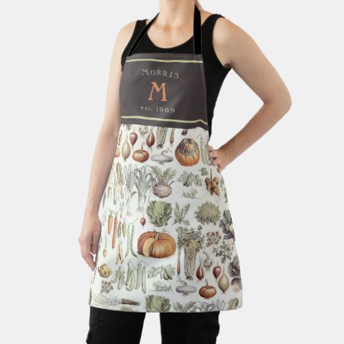 Adolphe Millot Vegetables Apron