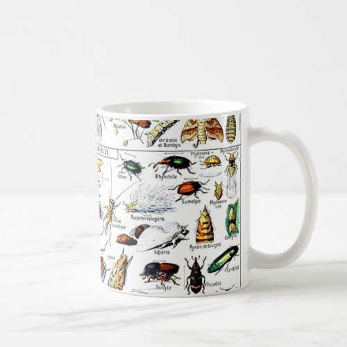 Adolphe Millots Insectes Coffee Mug