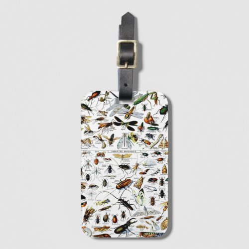 Adolphe Millots Insectes Luggage Tag