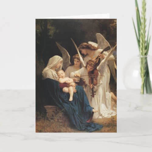Adolphe_William Bouguereau Song of the Angels Holiday Card