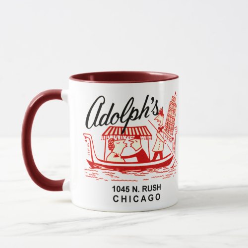 Adolphs Restaurant 1045 N Rush St Chicago Mug