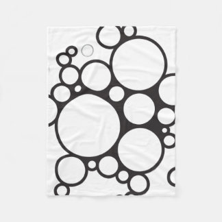 ADOM Black and White Circles Blanket