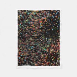 ADOM Colorful Mosaic Pixel Art Blanket