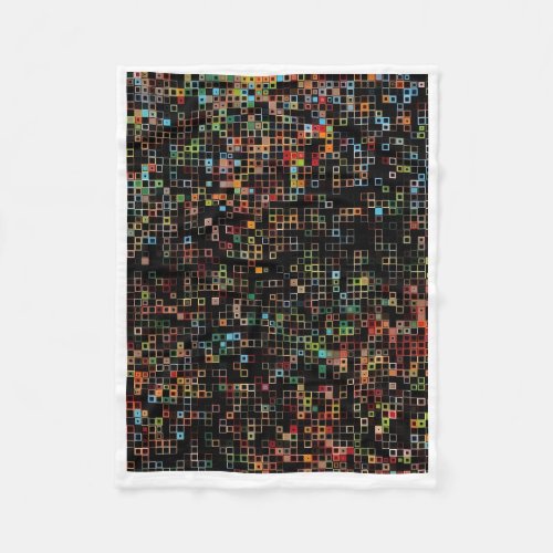 ADOM Colorful Mosaic Pixel Art Blanket