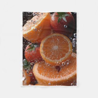 ADOM Fresh Citrus Splash Art Blanket