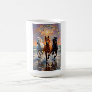 ADOM "Galloping Horses" Women's Graphic Tee Coffee Mug
