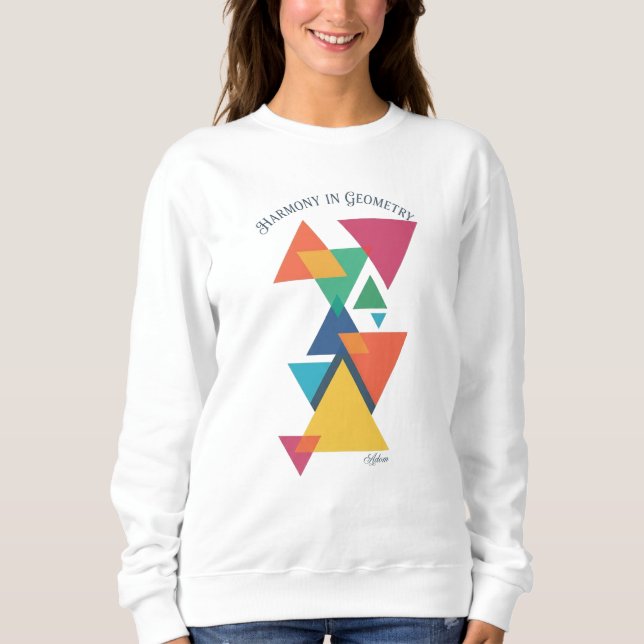 ADOM Geometric Art Long-Sleeve Tee (Front)