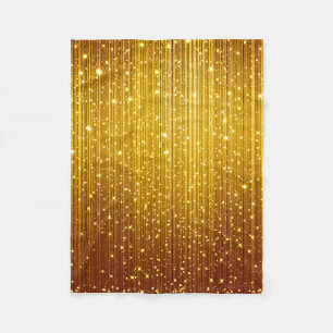 ADOM Golden Glitter Sparkle Throw Blanket
