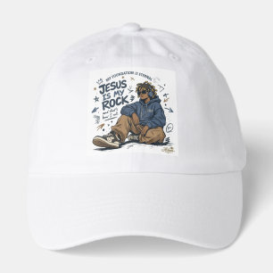 ADOM "Jesus Is My Rock" Women's T-Shirt Hat
