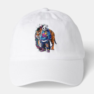ADOM Premium Artistic Panda & Tiger Graphic Women' Hat