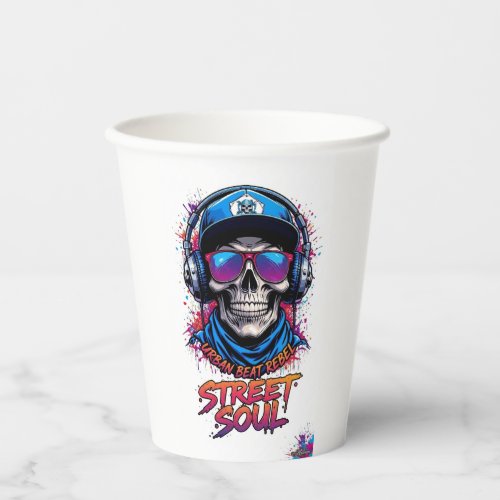 ADOM "Street Soul" Women's Long-Sleeve Graphic Tee Paper Cups